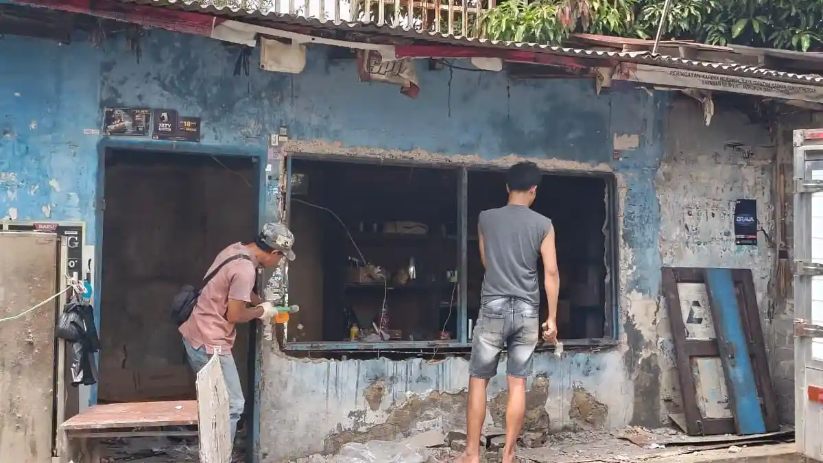 Aksi protes PKL Ciumbuleuit Bandung terkait pembongkaran kios