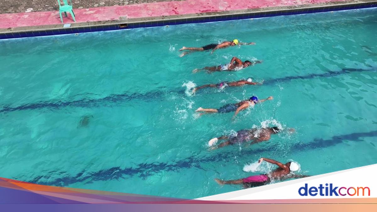 Atlet junior para renang Kabupaten Bogor berlatih intensif jelang Peparda VII Jawa Barat