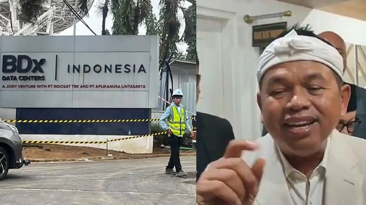 Gubernur Jabar Dedi Mulyadi memberikan klarifikasi di Kota Bandung