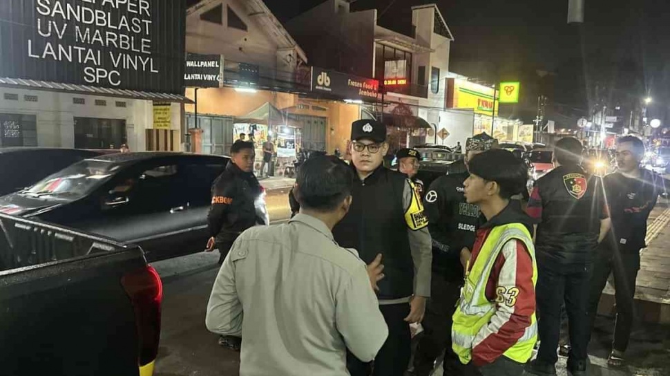 Ilustrasi garis polisi di lokasi kejadian perkara bentrokan akibat lahan parkir di Garut