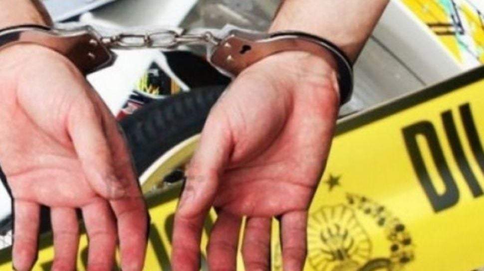 Ilustrasi penangkapan pelaku pencabulan oleh pihak kepolisian di kantor polres