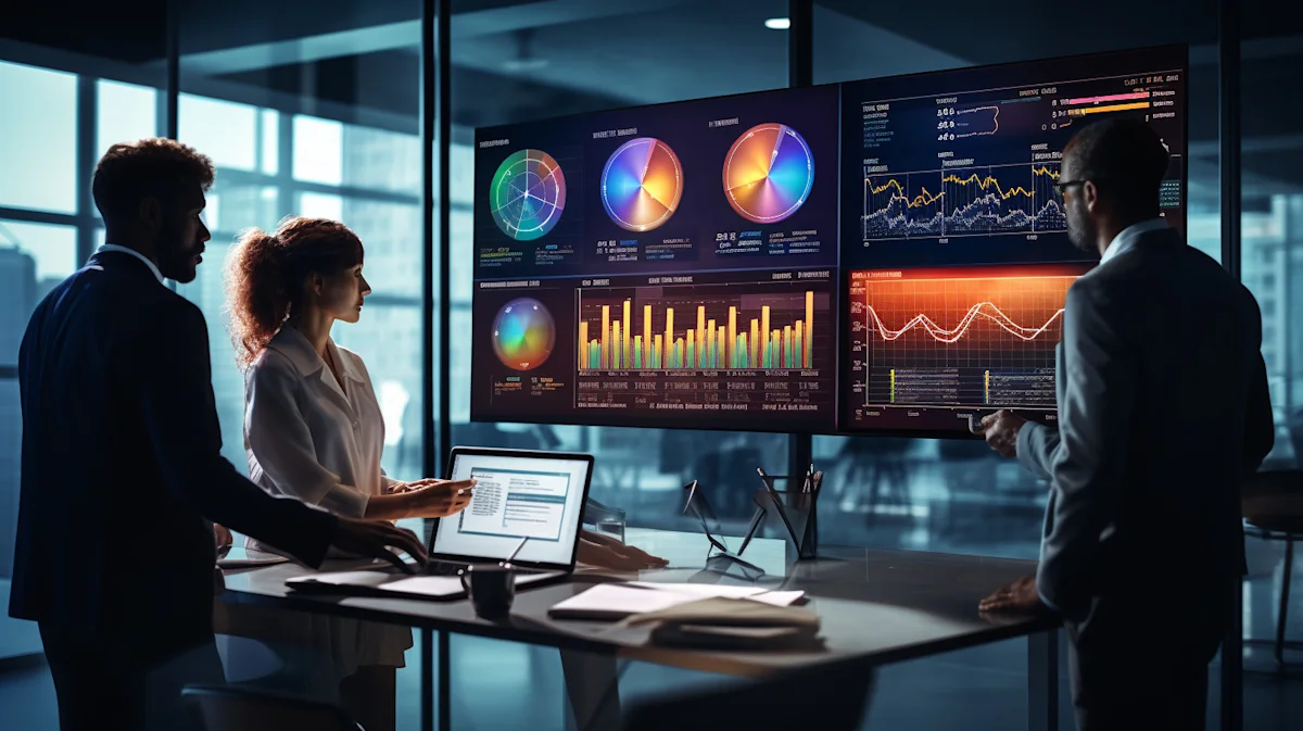 Ilustrasi server pusat data cloud AI Oracle Corporation untuk investasi teknologi