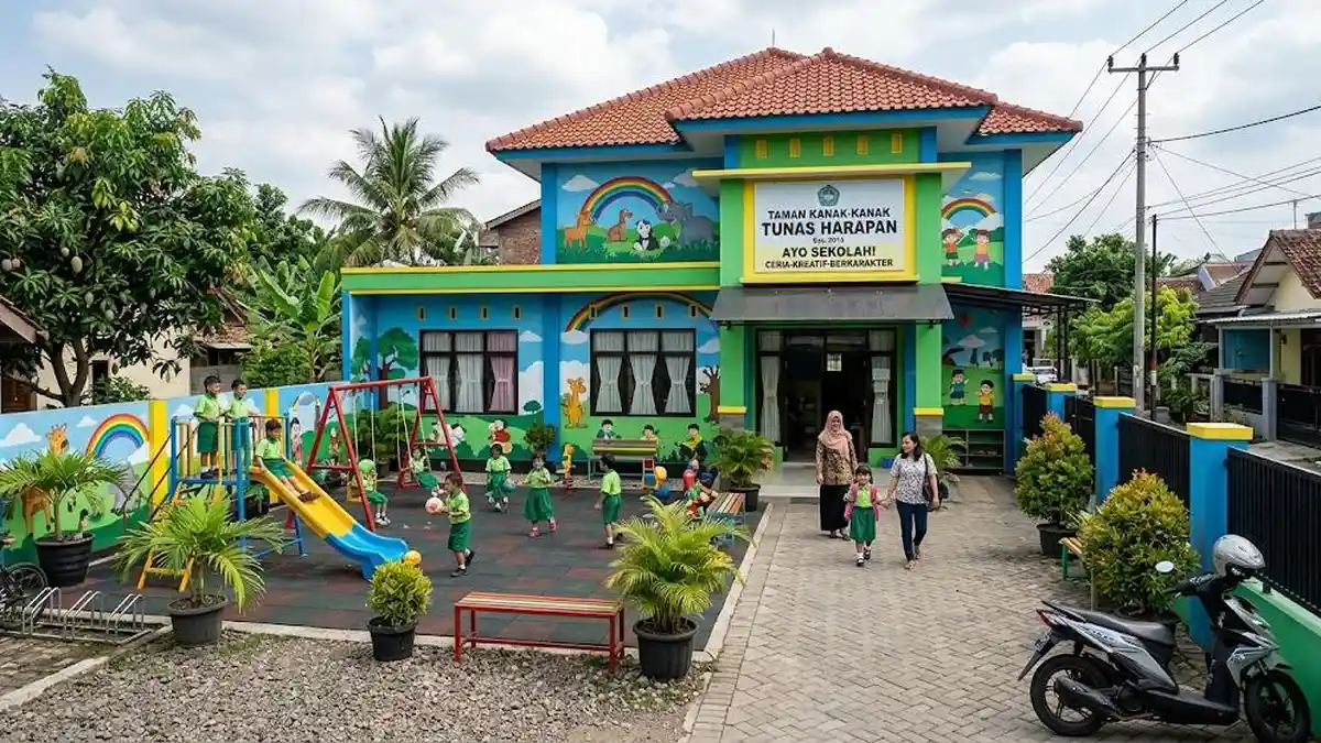 Kantor Dinas Pendidikan Kota Bandung melakukan penutupan TK bodong
