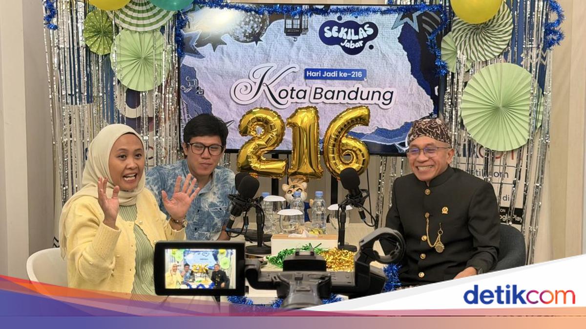 Ketua DPRD Kota Bandung Asep Mulyadi saat hadir di Sekilas Jabar