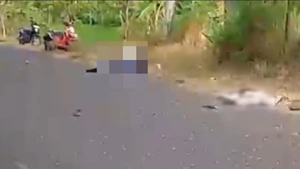 Kondisi pasca kecelakaan maut di Tanjakan Legok Huni Sumedang