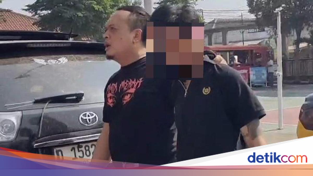 Mobil Toyota Harrier hitam milik remaja teler yang diamankan Polsek Majalaya
