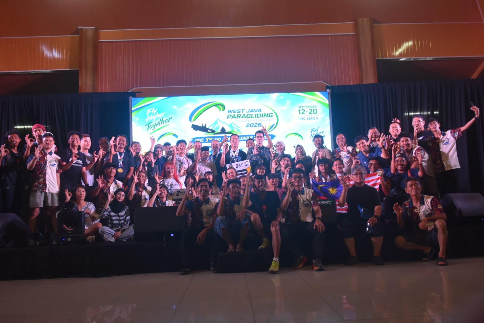 Para juara West Java Paragliding Championship WJPC 2026 di Sumedang