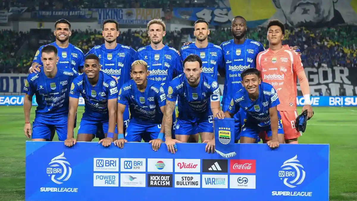 Pemain Persib Bandung berlatih jelang laga melawan Port FC di Shopee Cup