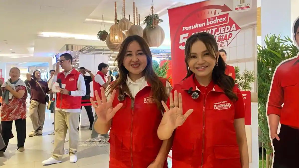 Penyanyi Rossa saat mengajak generasi muda Bandung untuk mengambil jeda sejenak