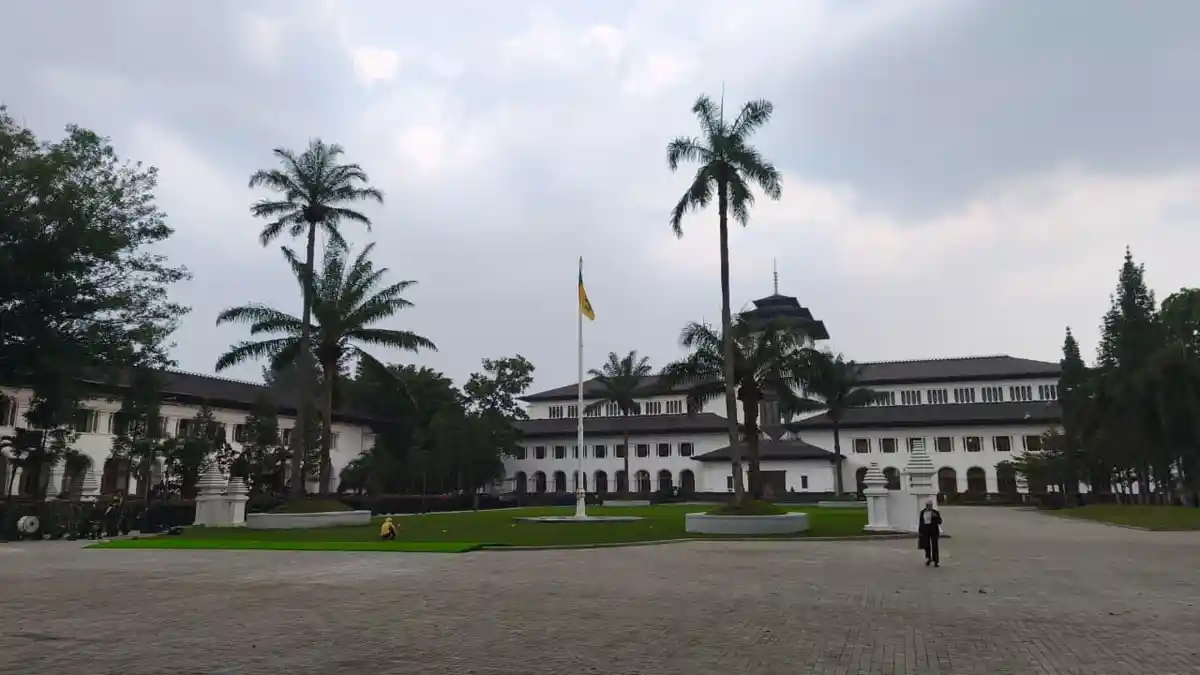 Peta prakiraan cuaca kering BMKG wilayah Bandung Raya dan Jawa Barat