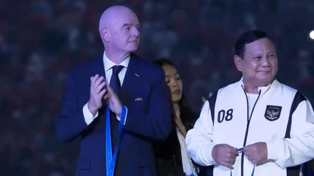 Selebrasi Timnas Indonesia juara FIFA ASEAN Cup 2026 di Stadion Utama Gelora Bung Karno