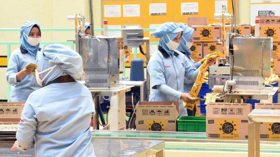 Suasana pameran industri makanan dan minuman MoreFood Expo di Jakarta
