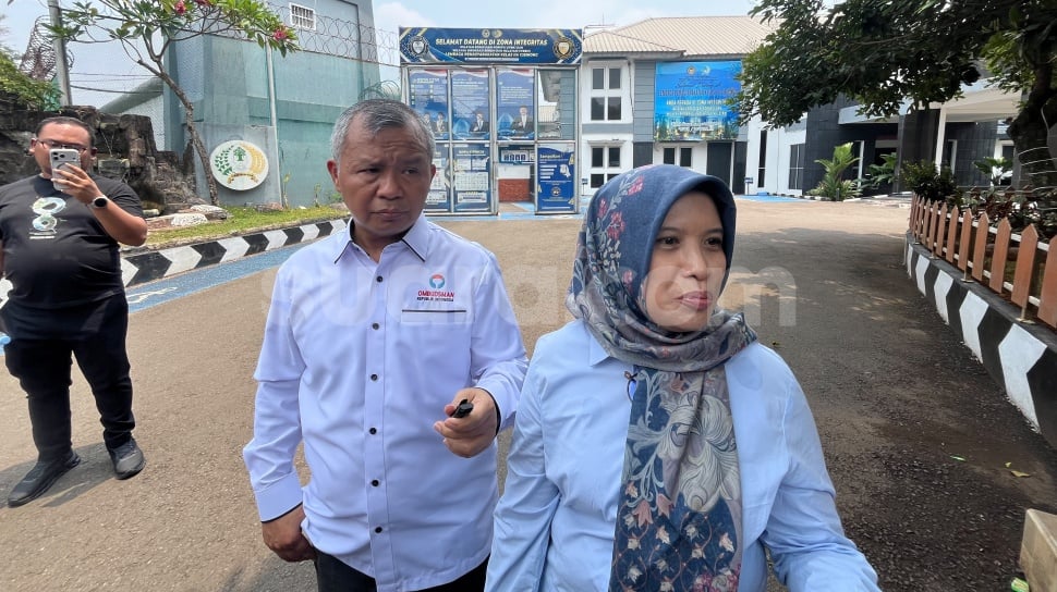 Suasana sidak Ombudsman di area Lapas Cibinong Kabupaten Bogor