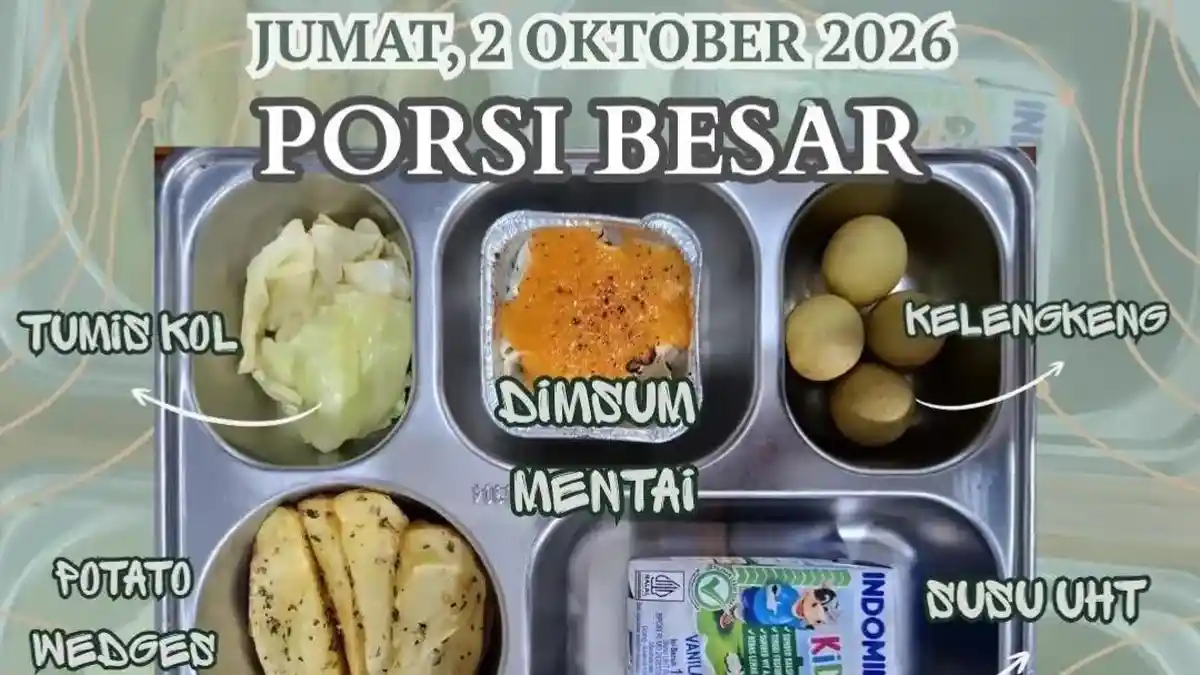 Suasana SMKN 1 Gunungguruh Sukabumi tempat terjadinya kasus keracunan massal MBG