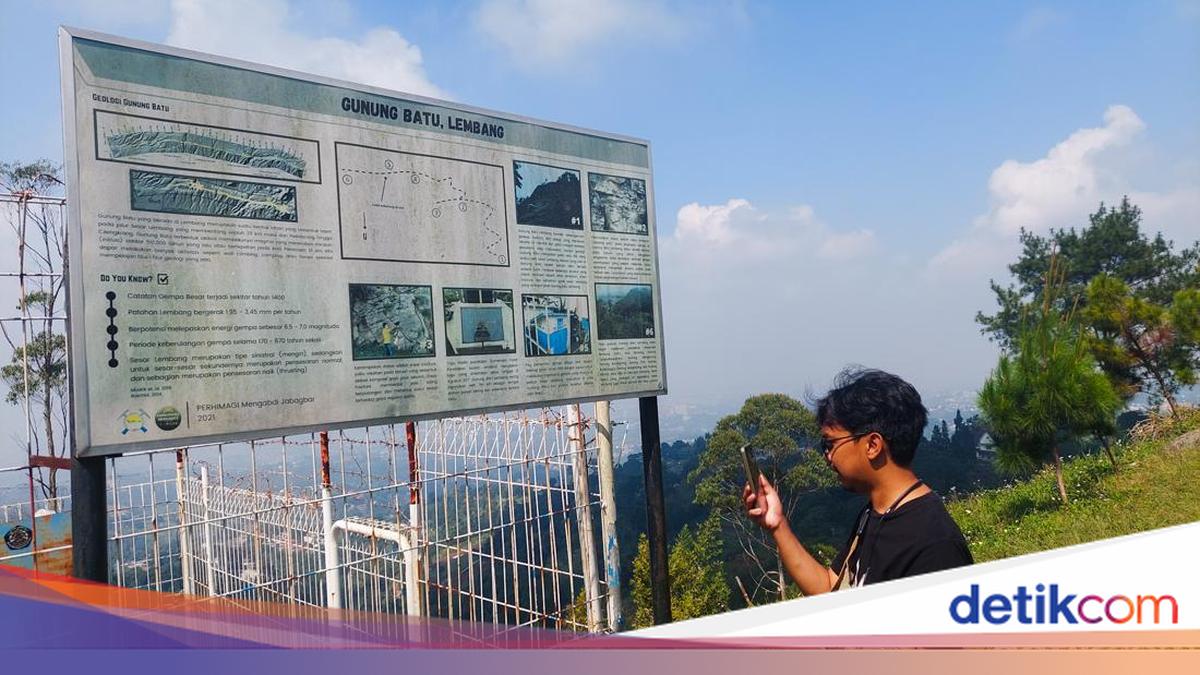 Visualisasi peta Sesar Lembang dan potensi dampaknya bagi wilayah Bandung Raya